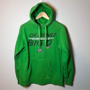 Dallas Stars Fanatics 2020 Stanley Cup Playoffs Bound Tilted Ice Hoodie Men’s M